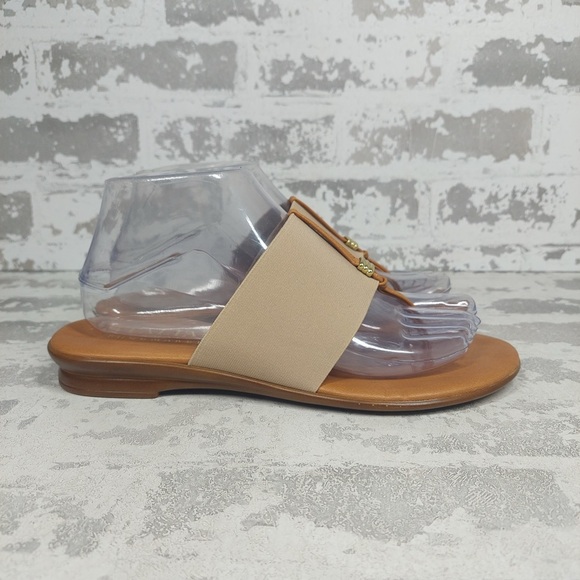 NEW Italian Shoemakers Brown Tan Casual Thong Flat Summer Sandals H258 - Picture 4 of 13